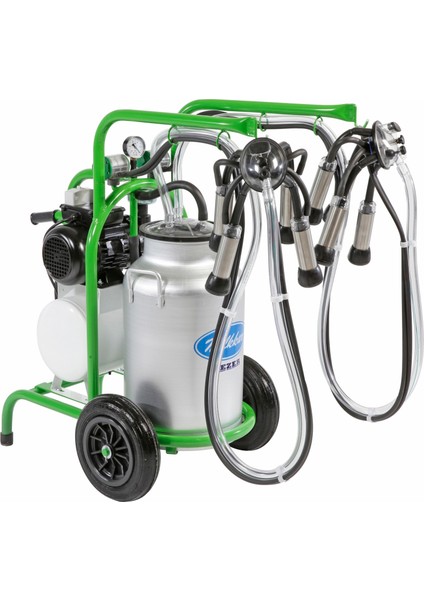 Milkkar Ssm 2/1 Alüminyum Güğümlü Süt Sağım Makinesi