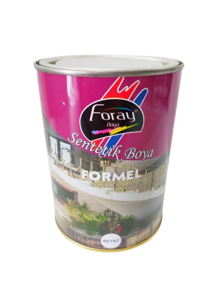 Sentetik Parlak/yağlı Boya 1 kg (0,75LT.) Ahşap Metal ve Tuğla Benzeri Yüzeyler Için - Beyaz