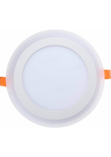 24 Watt 18+6 Çift Renkli Led Panel Spot Lamba Mavi-Beyaz 3 Kademeli