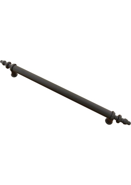 Metax Kumru Düz Boy Kulp Mat Siyah 192 Mm Dolap Vestiyer