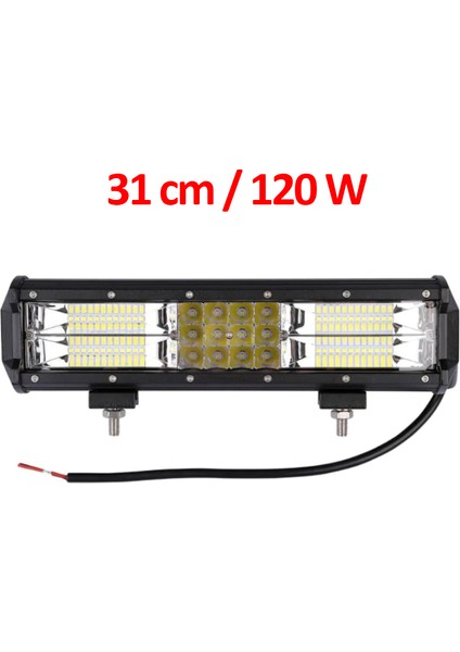 180W 60 Combo Led Delici&Yayıcı Off Road Lambası Projektör 31Cm