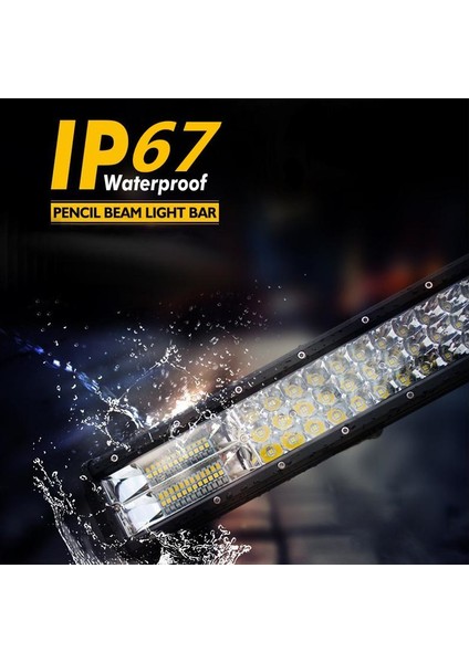 288W 96 Combo Led Delici&Yayıcı Off Road Lambası Projektör 51Cm