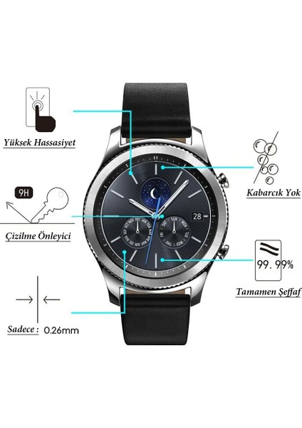 Samsung Galaxy Watch 46 mm Nano Glass Ekran Koruyucu fiyatları