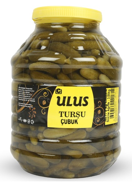 Ulus Turşu Kornişon Salatalık Turşusu 0 Numara 5 kg