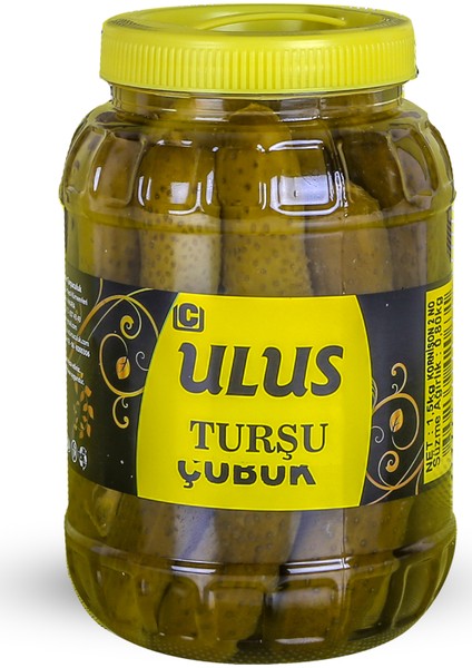 Ulus Turşu Kornişon Salatalık Turşusu 2 Numara 1,5 kg