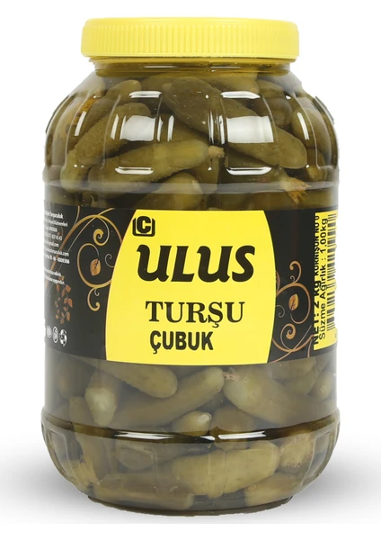 Ulus Turşu Kornişon Salatalık Turşusu 0 Numara 2 kg