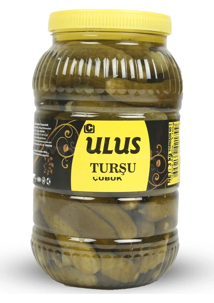 Ulus Turşu Kornişon Salatalık Turşusu 2 Numara 3 kg