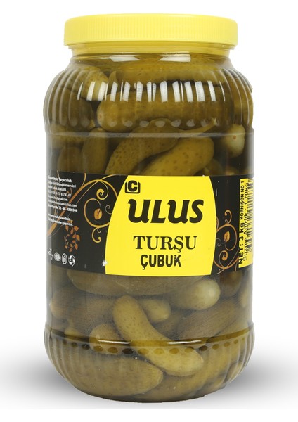 Kornişon Salatalık Turşusu 1 Numara 3 kg