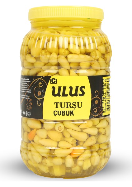 Sarı Çanakkale Biberiye Turşusu 3 kg