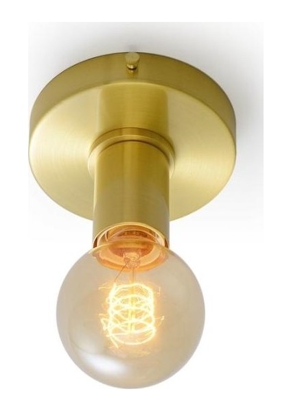 Retro Dekoratif Gold Metal Duvar Aplik Tavan Armatür