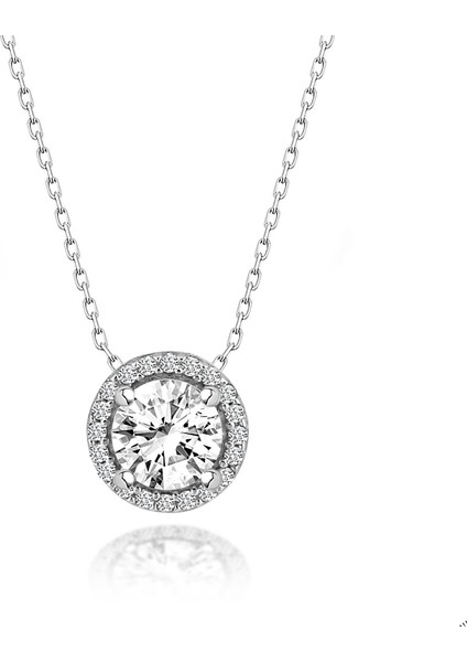 Yuvarlak Çok Taşlı Kolye