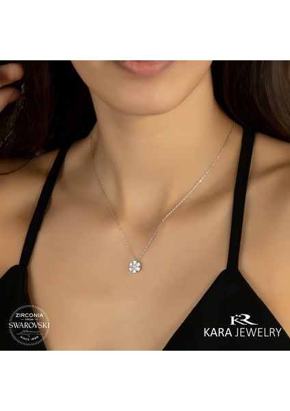 Swarovskı Taşlı Gümüş Kar Tanesi Kolye fiyatları