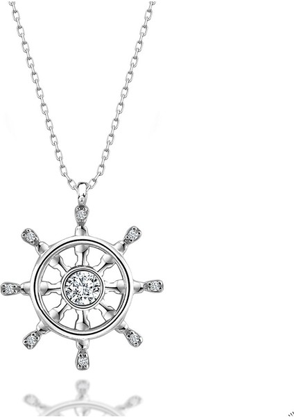 Swarovskı Gümüş Dümen Kolye