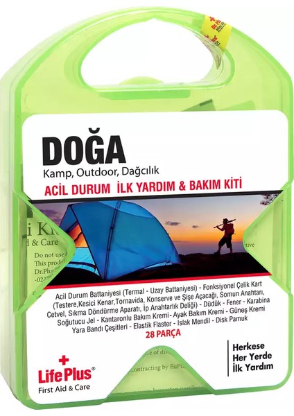 Acil Durum Ilk Yardım &kamp; Bakım Seti