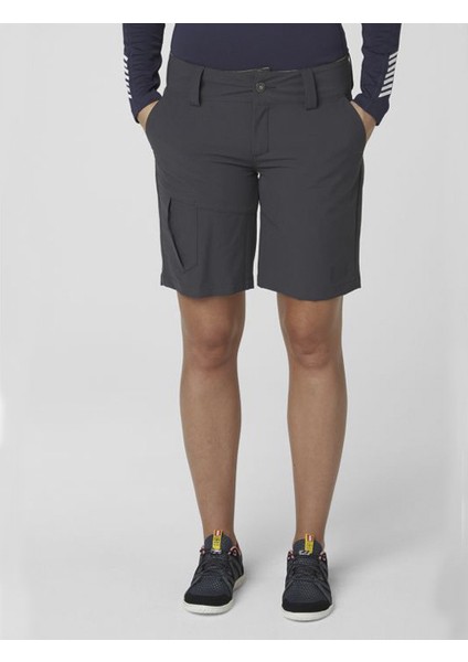 Hh W Qd Cargo Shorts HHA.33942 HHA.980 Ebony Şort