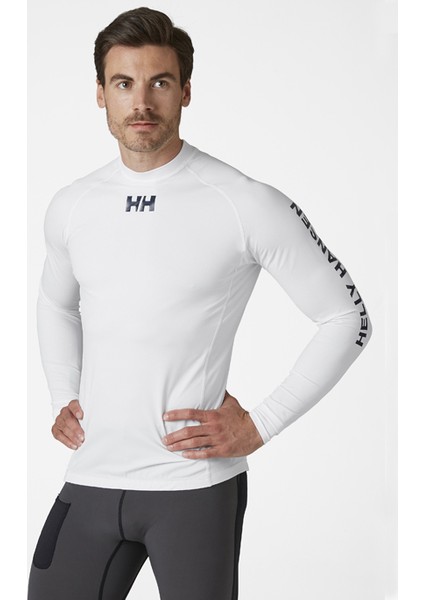 Hh Waterwear Rashguard HHA.34023 HHA.001 White Lycra / Uv Koruma