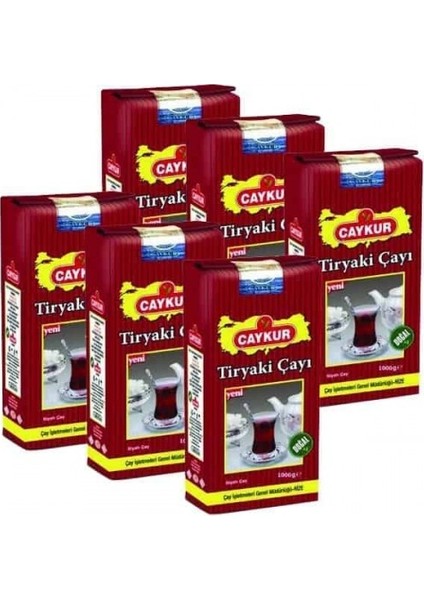 Tiryaki Çayı 1000 gr x 6'lı