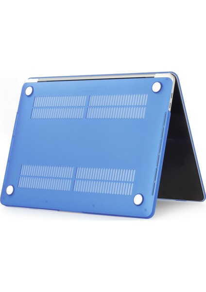 Macbook Pro 15" A1990 Kılıf Ön Arka Mat Doku Case 2018 Tuochbar modelleri