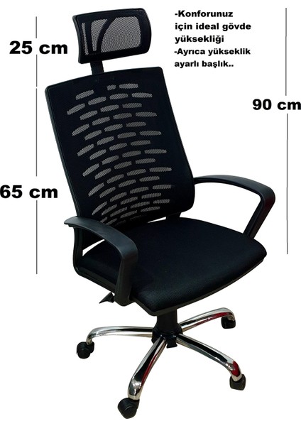 Berlin Fileli Ofis Koltuğu