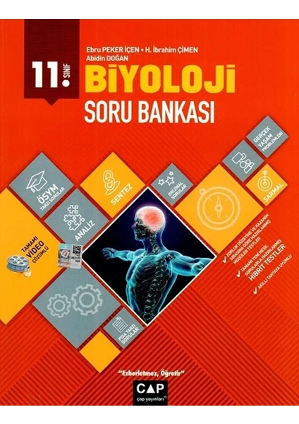 Çap Yayınları 11. Sınıf Anadolu Lisesi Biyoloji Soru Bankası