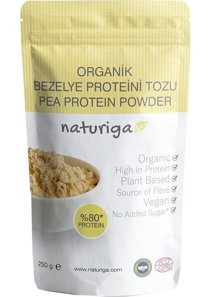 Organik Bezelye Proteini Tozu 250 gr