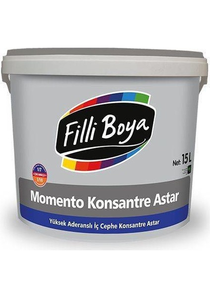 Filli Boya Momento Konsantre Astar Silikonlu ve Plastik Boyalar İçin 0,75 lt