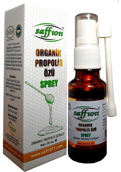 Organik Propolis Özü Sprey 20 ml