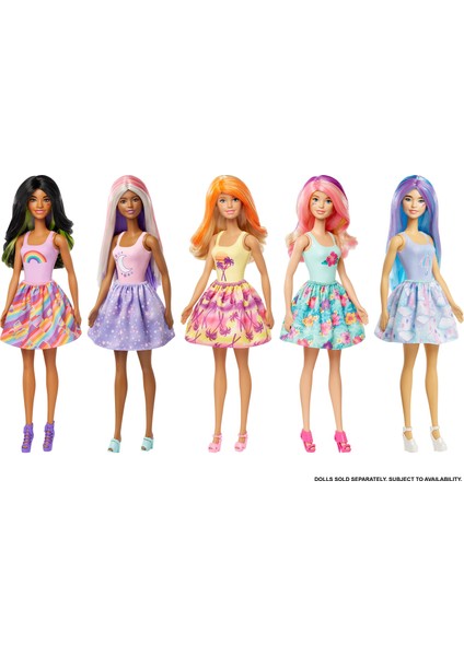 Color Reveal Renk Değiştiren Sürpriz Barbie Bebekler GTP42