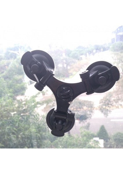 3 Bacak Araba Vantuz Tutucu Üçgen + Mini Tripod Kafası Adaptörü modelleri