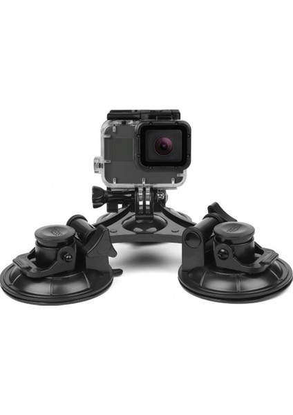 3 Bacak Araba Vantuz Tutucu Üçgen + Mini Tripod Kafası Adaptörü fırsatları