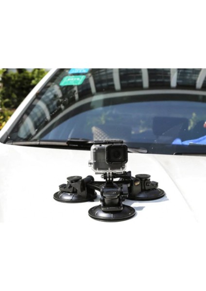 3 Bacak Araba Vantuz Tutucu Üçgen + Mini Tripod Kafası Adaptörü indirimleri