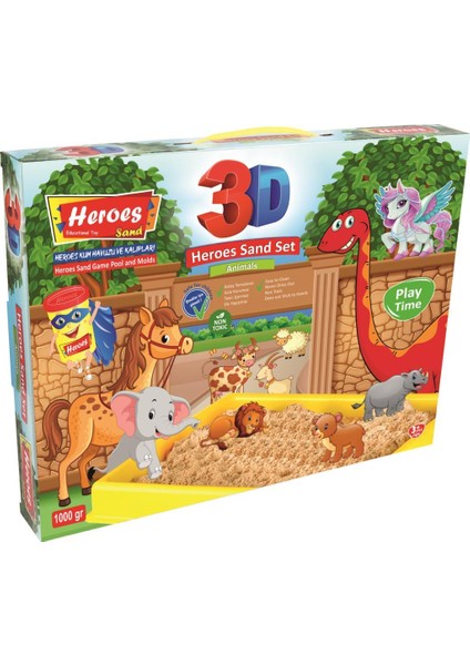 3D Kalıplı Pony Kinetik Kum Set 1000 gr KUM-036