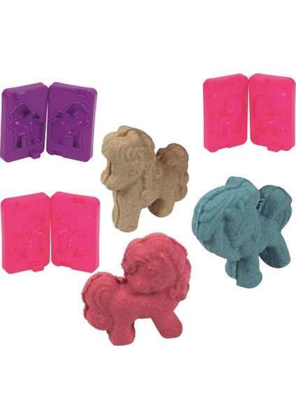 3D Kalıplı Pony Kinetik Kum Set 1000 gr KUM-036