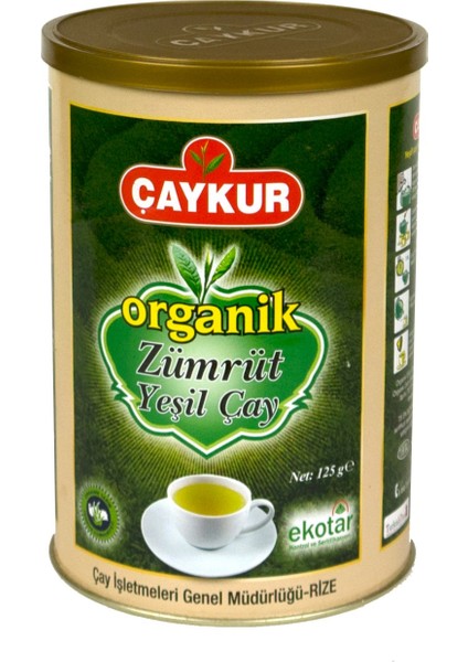Organik Zümrüt Yeşil Çay 125 gr 6'lı