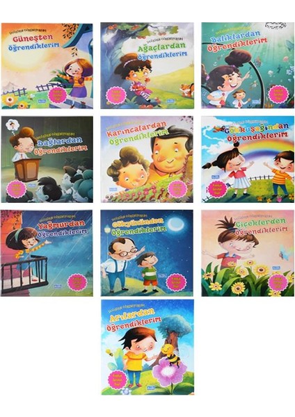 Doğadan Öğreniyorum Eğitici Hikaye Kitabı Seti - 10 Kitap