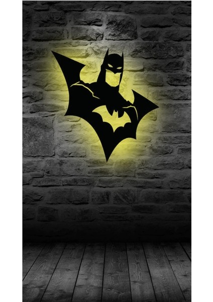 Ledli Batman Ahşap Tablo