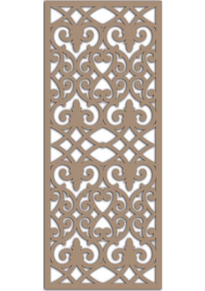 Liar Ahşap Seperatör (Paravan) - KSP-206 - (10 mm) - (69 cm x 139 cm) - (Ham)