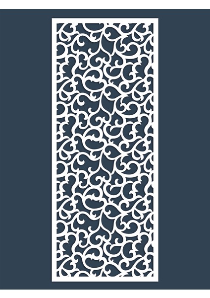 Liar Ahşap Seperatör (Paravan) - KSP-207 - (18 mm) - (69 cm x 139 cm) - (Beyaz)