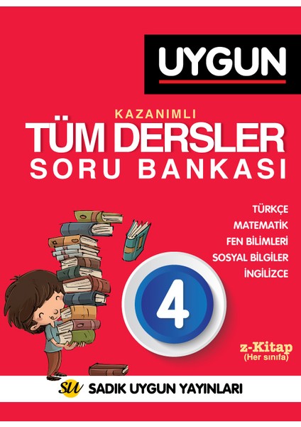 4. Sınıf Tüm Dersler Soru Bankası Okuma Anlama Problem - 2 Kitap