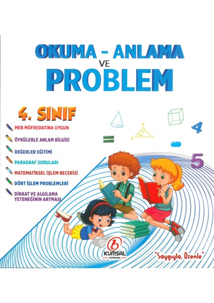 4. Sınıf Tüm Dersler Soru Bankası Okuma Anlama Problem - 2 Kitap