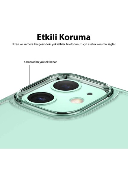 Apple iPhone 7 Kılıf Süper Silikon Kapak Şeffaf