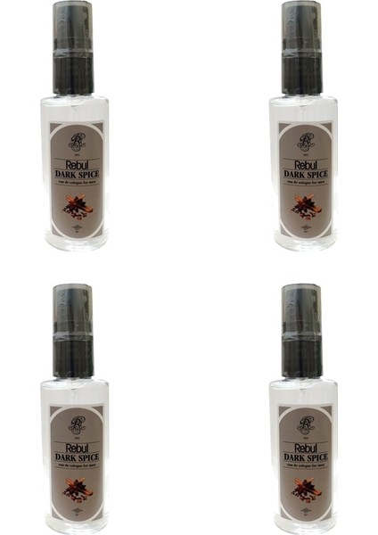 Dark Spice Kolonya Sprey 4 Adet 50 ml