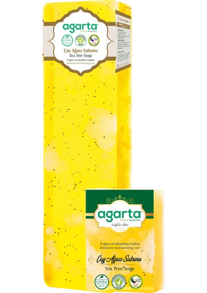 Doğal El Yapımı Çay Ağacı Sabunu 1400 gr