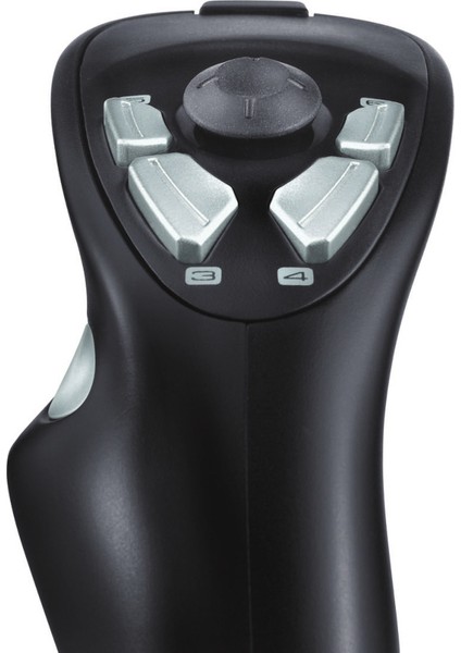 G Extreme 3D 12 Tuşlu Joystick - Siyah