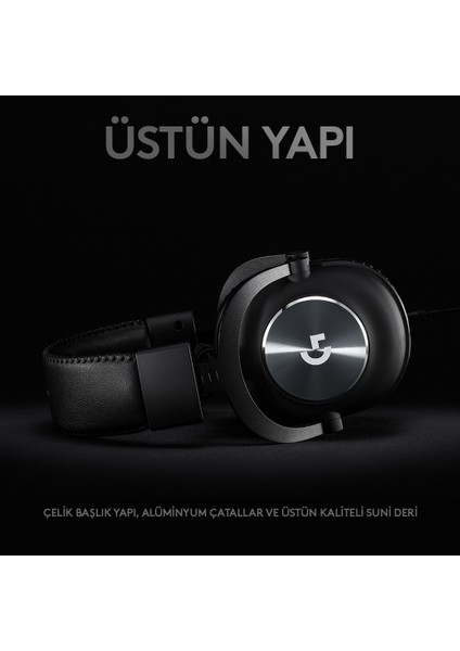 G Pro X 7.1 Surround Ses Oyuncu Kulaklığı - Siyah