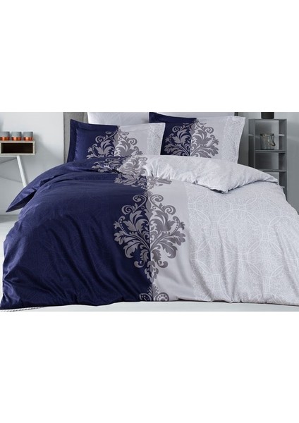 Hypnoz Lacivert Saten Battal Nevresim Takımı