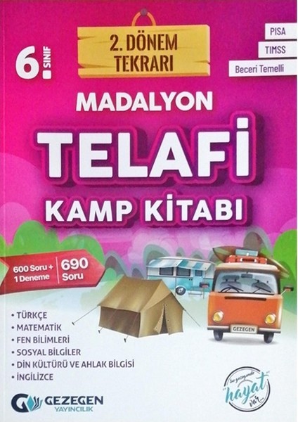 6.Sınıf 2.dönem Tekrarı Madalyon Telafi Kamp Kitabı