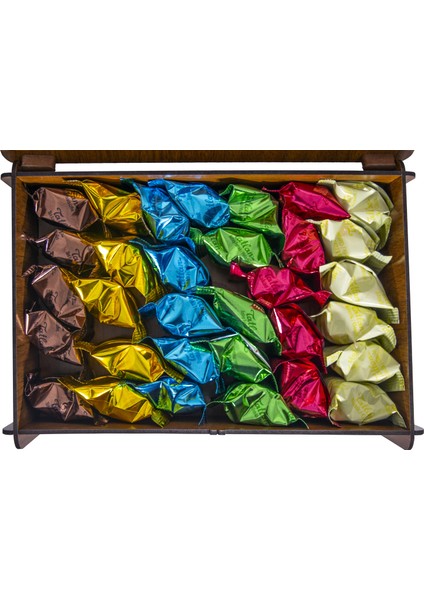 Mix Helva Ahşap Kutu 450 gr