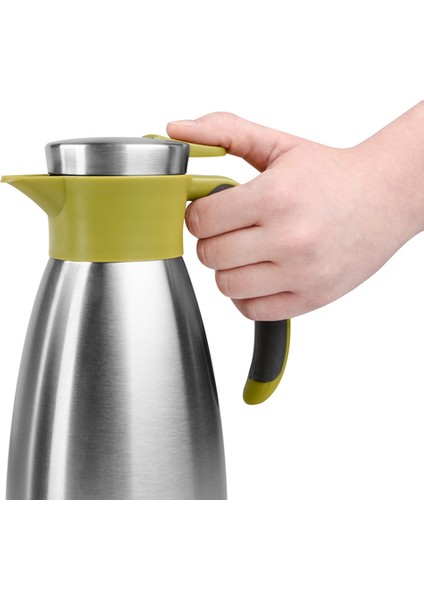 K3041114 Soft Grip 1 L Aile Boy Paslanmaz Çelik Termos [ Yeşil ] - 3100517973 indirimleri