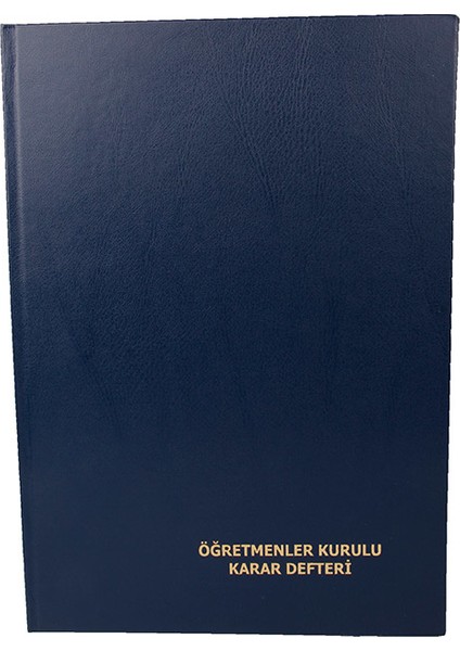 Öğretmen Kurul Karar Defteri 96 Yaprak